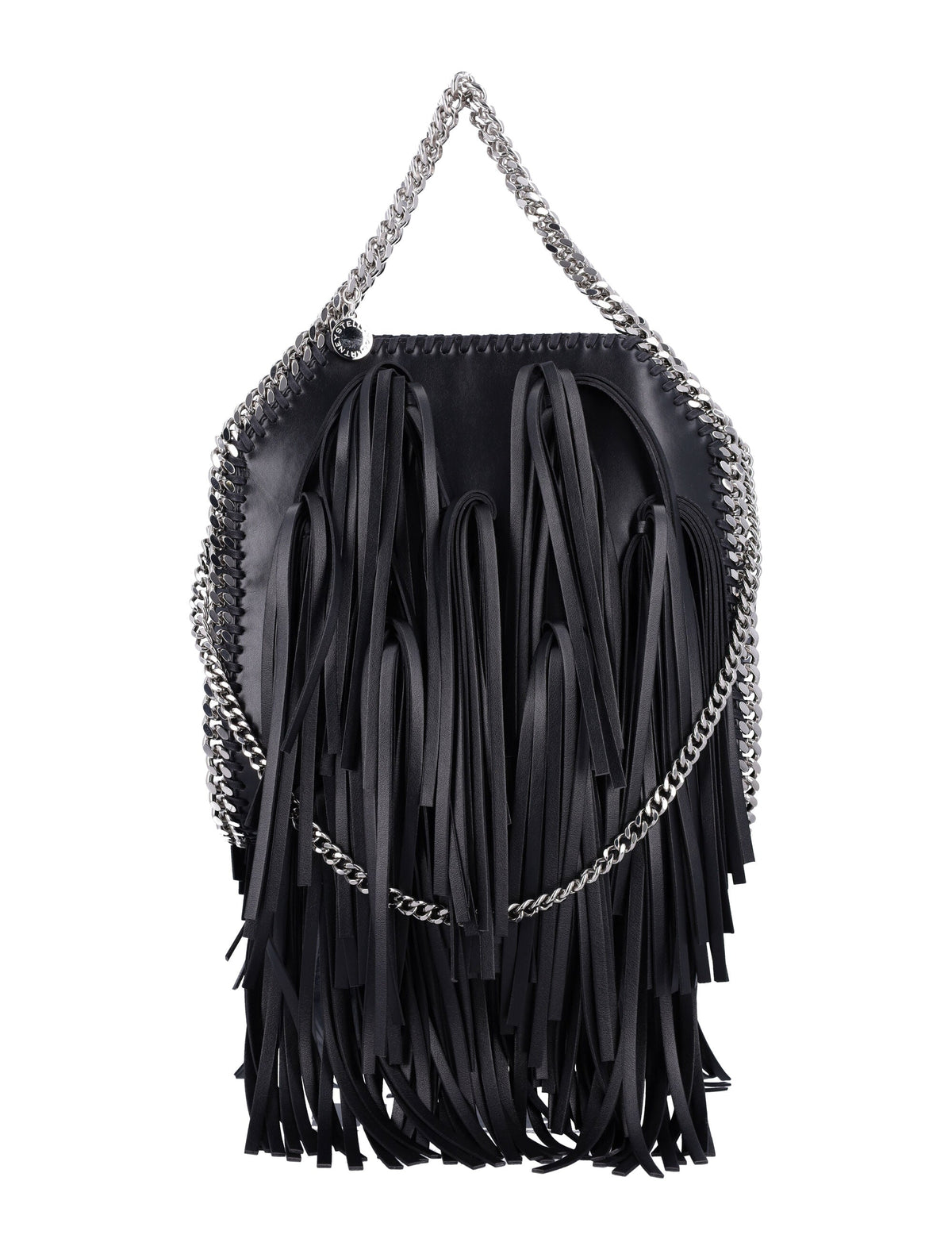 Stella Mccartney Women's Mini Tote Tassel Falabella Bag in Black | 24A371223WP0448 Color 1000