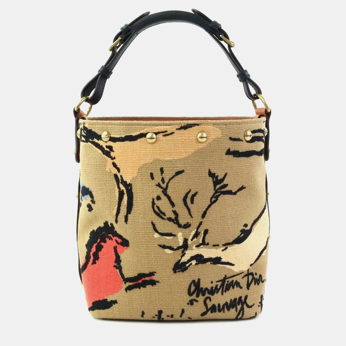 Dior Multicolour Embroidered Canvas Small DiorAvenue Bucket Bag