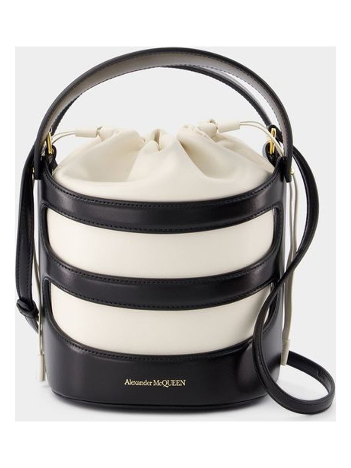 Alexander Mcqueen Women's Rise Bucket Bag in Black | 7871261VPHG1090