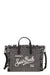 Colette - Handbag With Prince Of Wales Workmanship in Black | COL0003