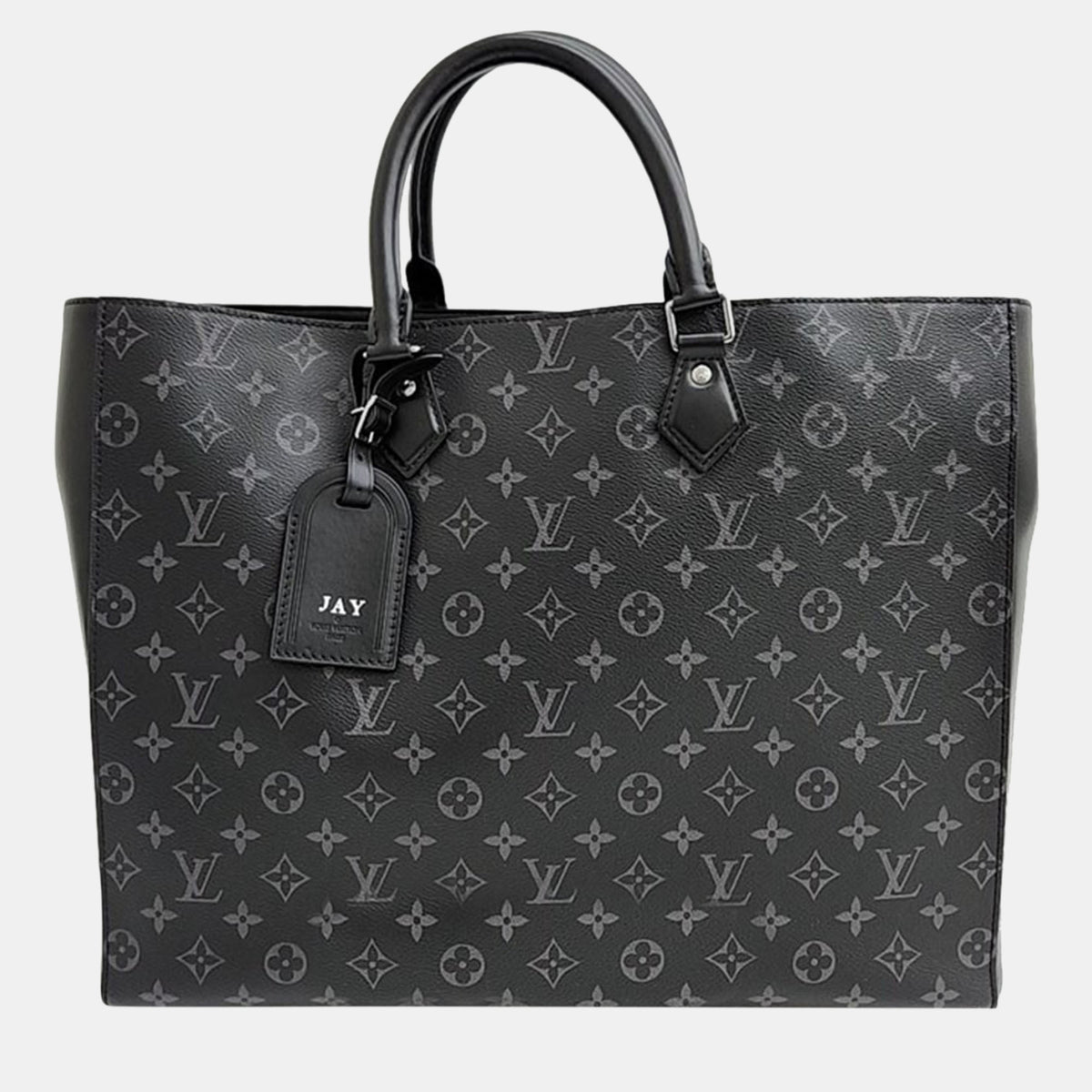 Louis Vuitton Monogram Eclipse Canvas Grand Sac Tote Bag