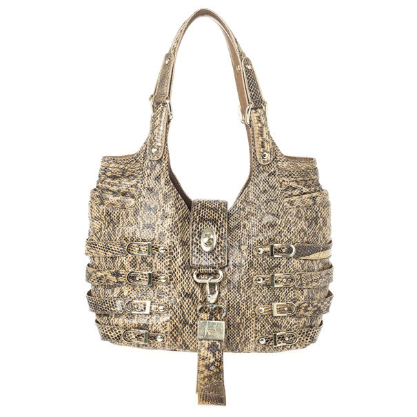 Jimmy Choo Bree Snakeskin Tote