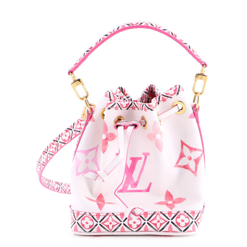 Noe NM Handbag By The Pool Monogram Watercolor Giant Nano