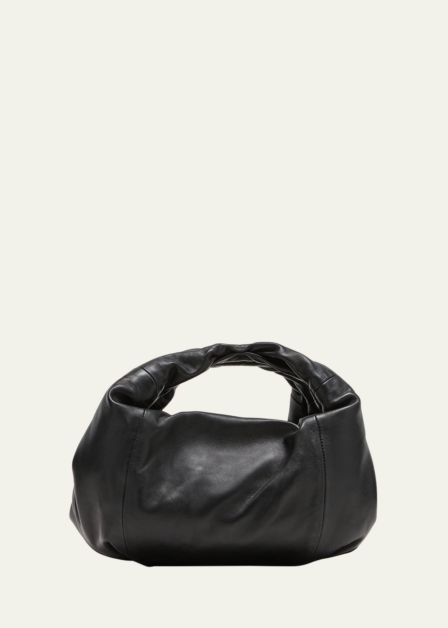 Dries Van Noten Twister Leather Top-Handle Bag