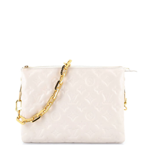 Coussin Bag Monogram Embossed Lambskin PM