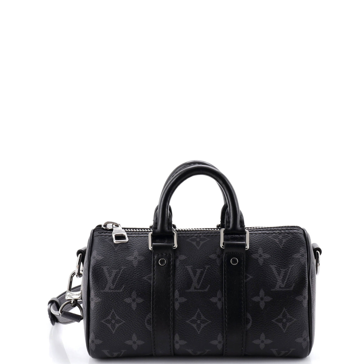 Louis Vuitton Keepall Bandouliere Bag Reverse Monogram Eclipse Canvas XS