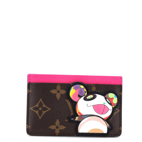 x Takashi Murakami Card Holder Limited Edition Monogram Panda