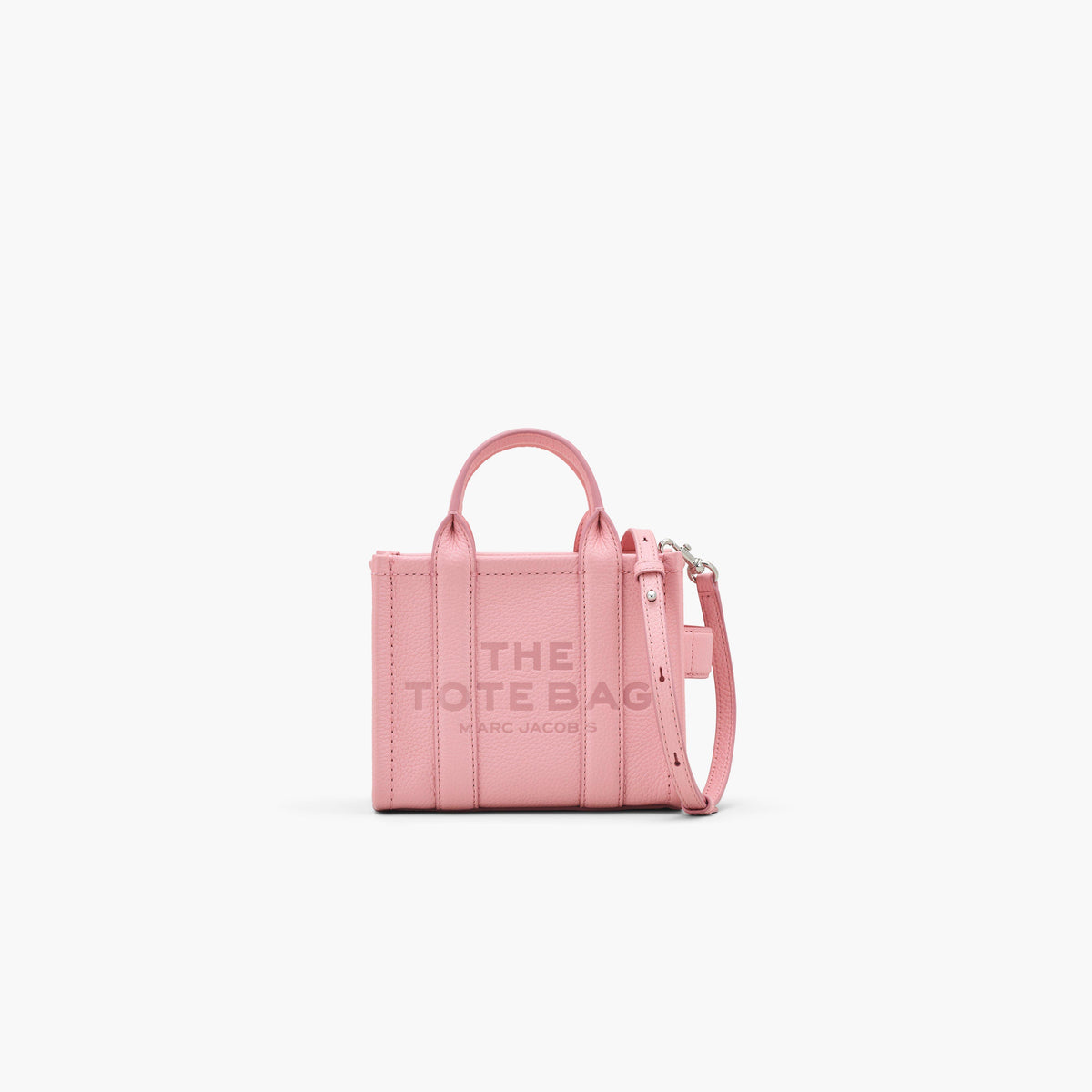 Marc Jacobs The Leather Crossbody Tote Bag in Ribbon Pink