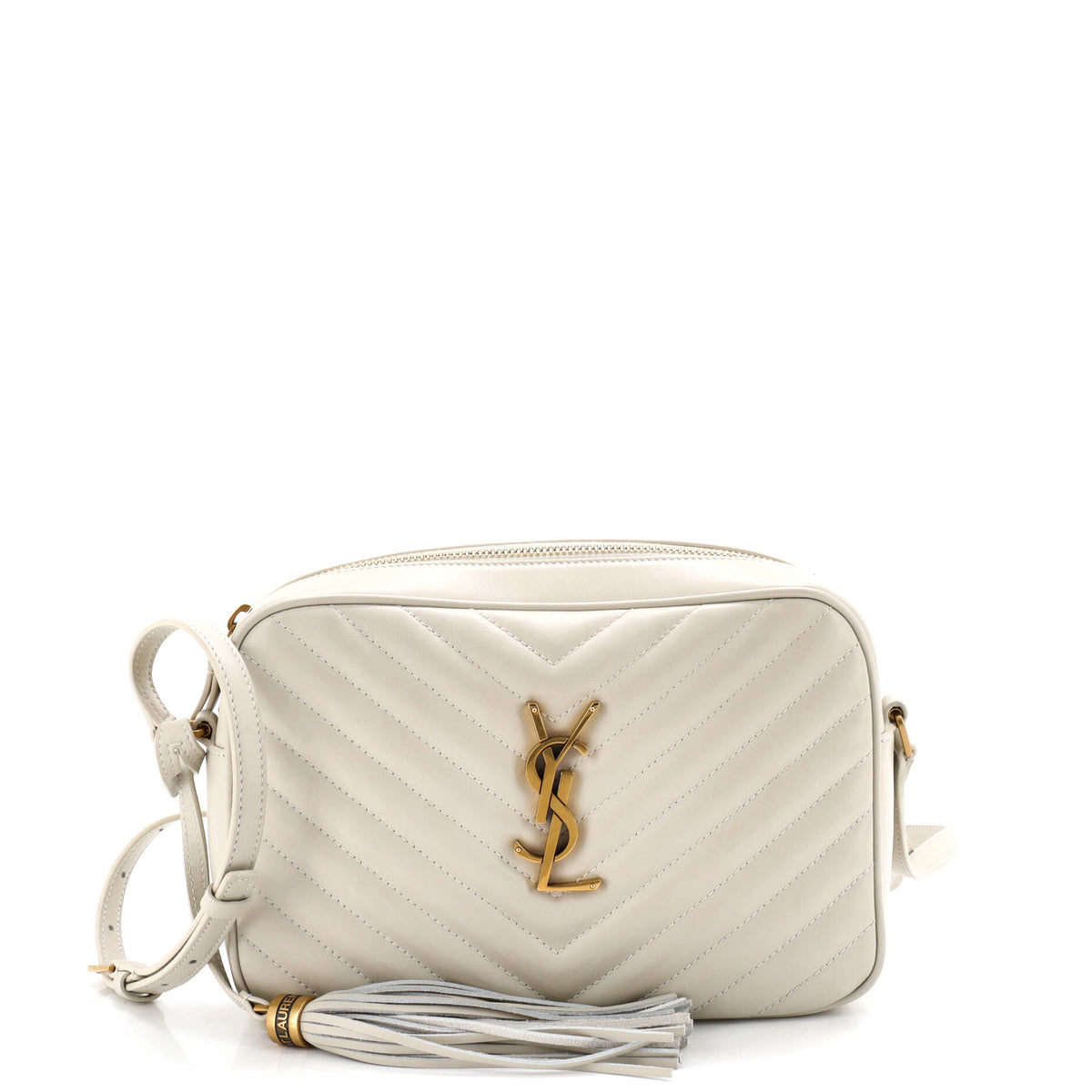 Saint Laurent Lou Camera Bag Matelasse Chevron Leather Small