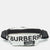 White Fabric Sonny Medium Logo Belt Bag