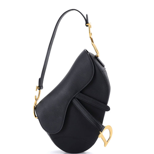 Saddle Handbag Leather Medium