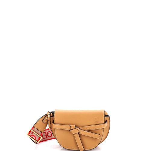 LOEWE Gate Dual Shoulder Bag Leather Mini