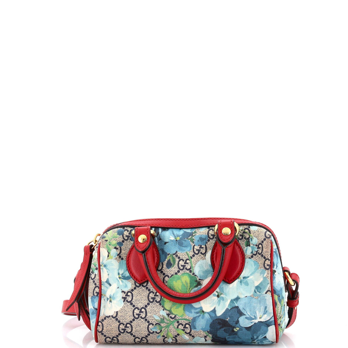 Gucci GUCCI Convertible Boston Bag (Outlet) Blooms Print GG Coated Canvas Nano