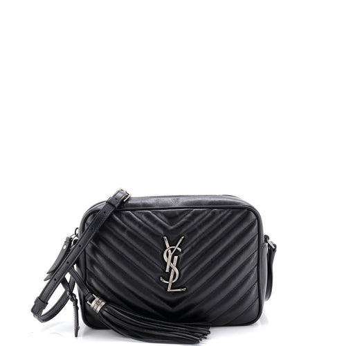 Lou Camera Bag Matelasse Chevron Leather Small