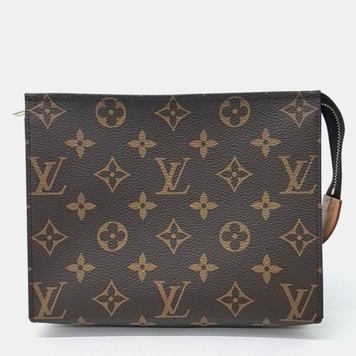 Brown Monogram Pochette Toilet 19 Pouch