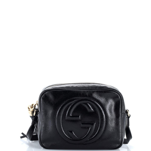 GUCCI Soho Disco Crossbody Bag Patent Small