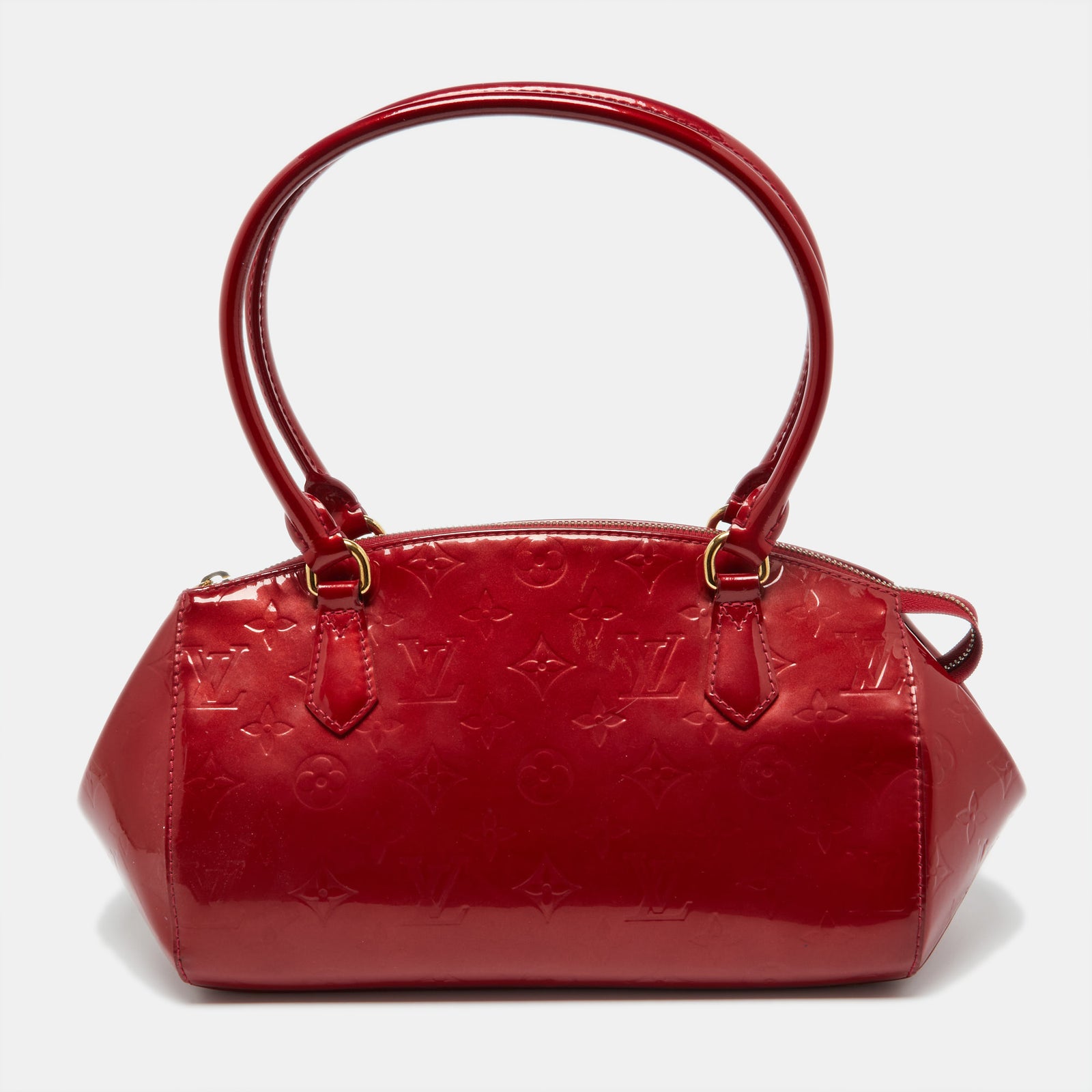 Louis Vuitton Sac PM Pomme D'Amour Monogram Vernis Sherwood