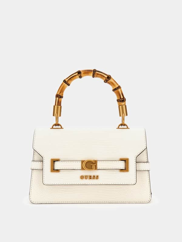 Guess Sibel Python-Print Mini Handbag