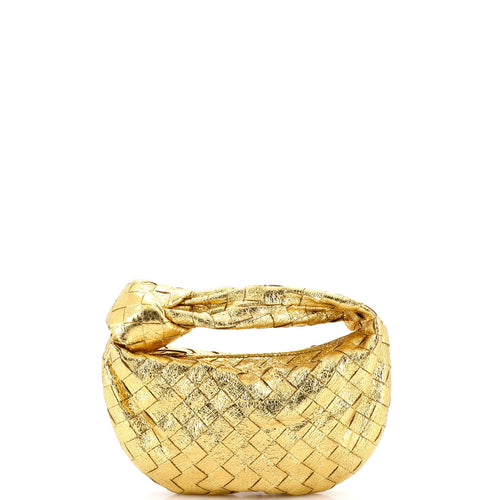BV Jodie Hobo Metallic Intrecciato Nappa Mini