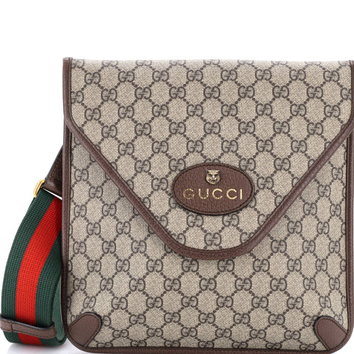 GUCCI Neo Vintage Envelope Messenger GG Coated Canvas Medium