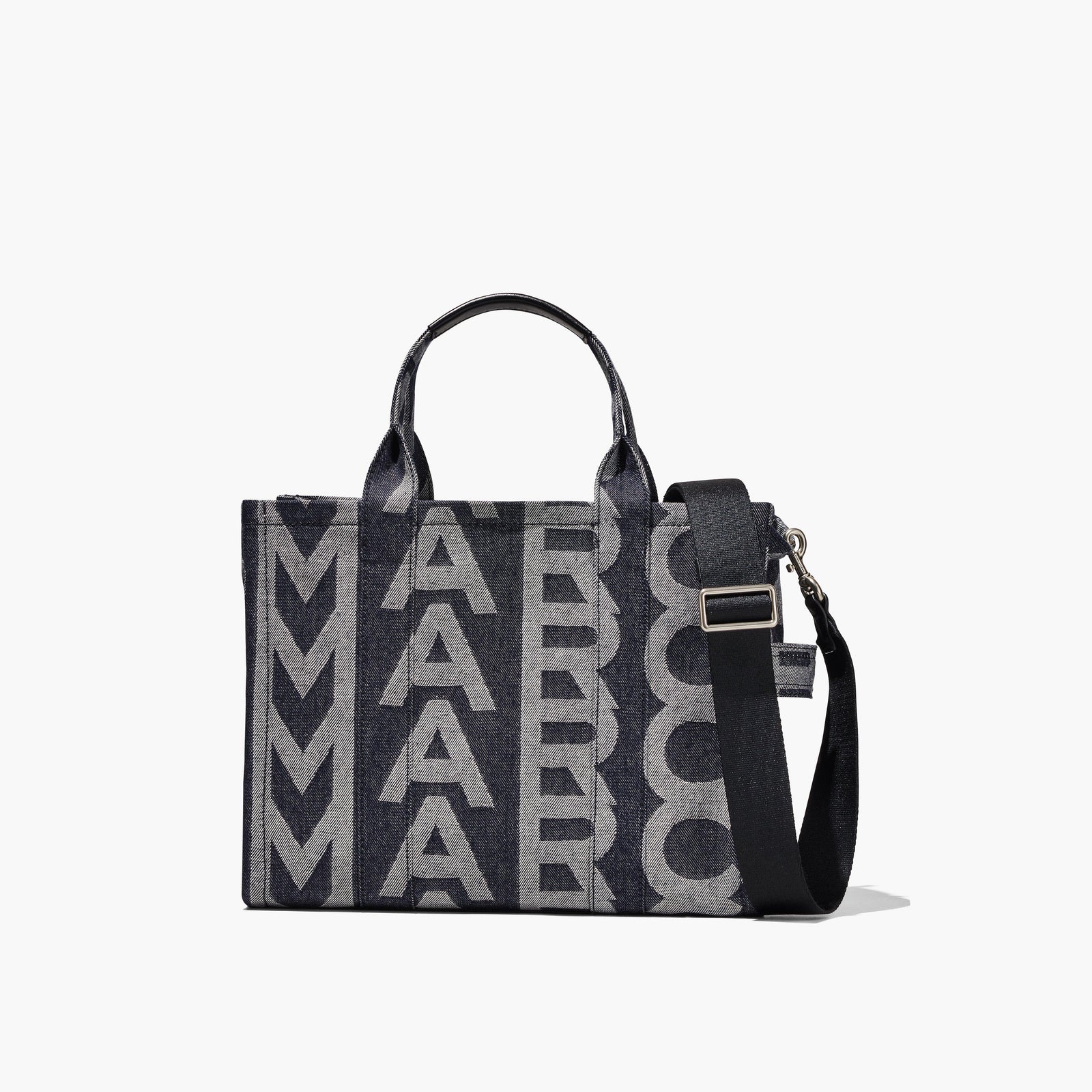 Marc Jacobs The Monogram Denim Medium Tote Bag in Denim Blue