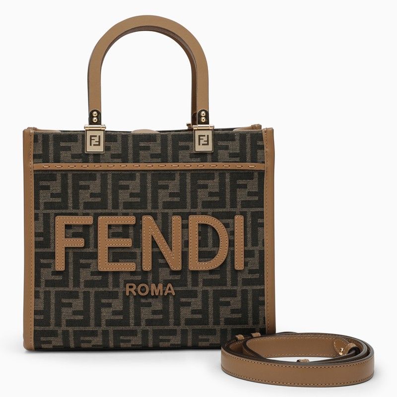 Fendi Women's Sunshine Small Bag in Tabmrsand | 8BH394ALVY