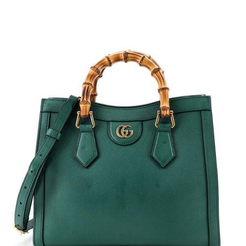GUCCI Diana NM Bamboo Handle Tote Leather Small