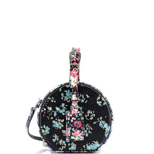 Petite Boite Chapeau Bag Floral Printed Leather