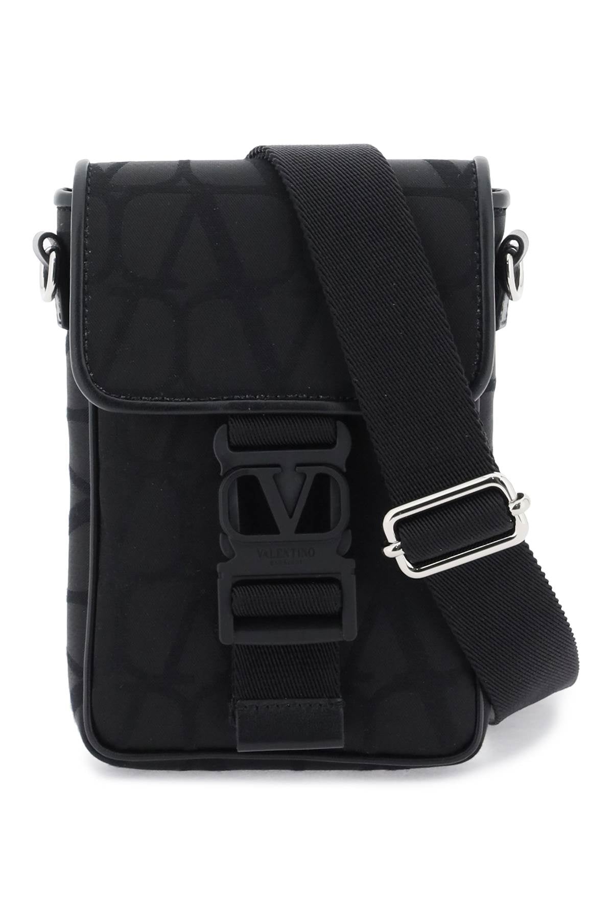 Valentino Black Iconographe Mini Crossbody Bag