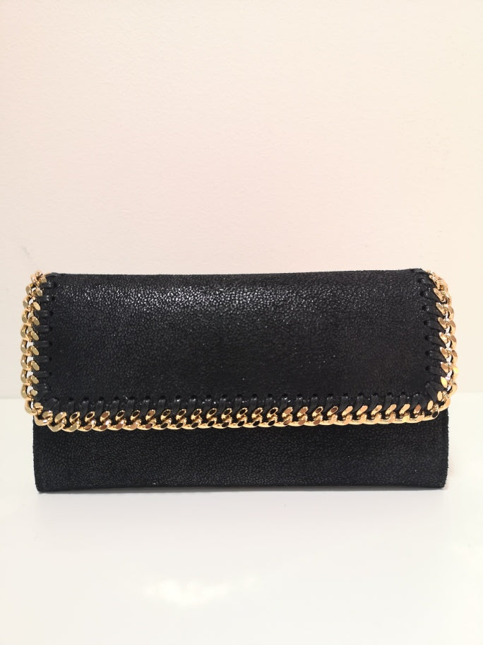 Stella Mccartney Women's Falabella Continental Wallet in Black | 430999W9355 Color 1000