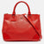 Orange Patent and Leather Large Robinson Double Zip Tote