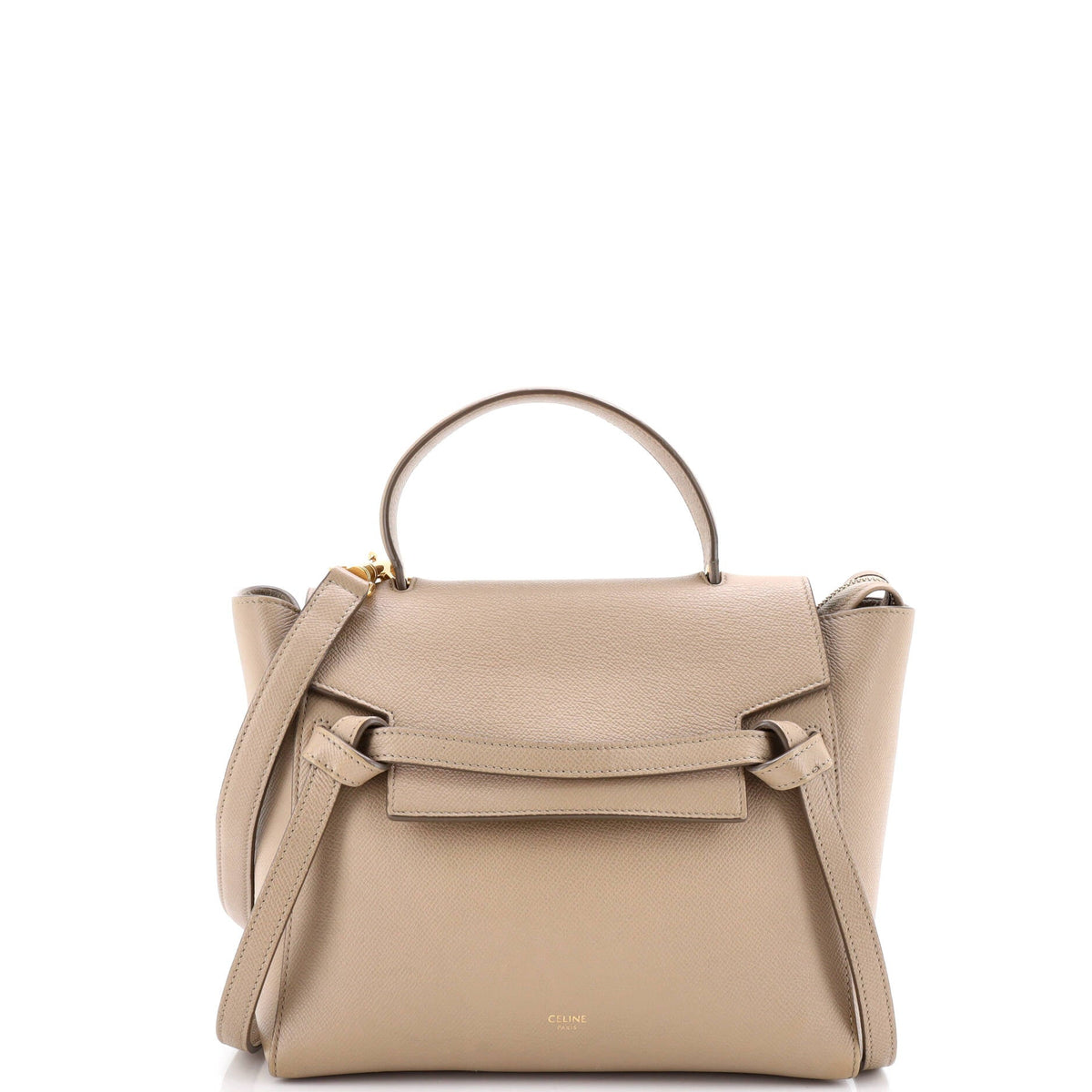 Celine CELINE Belt Bag Textured Leather Micro