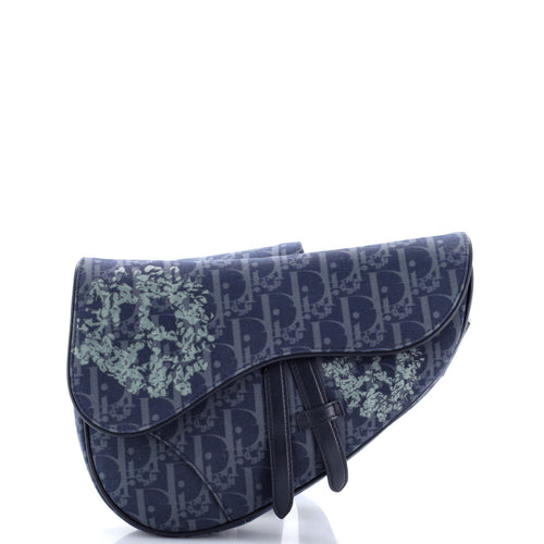 x Denim Tears Saddle Crossbody Bag Oblique Canvas