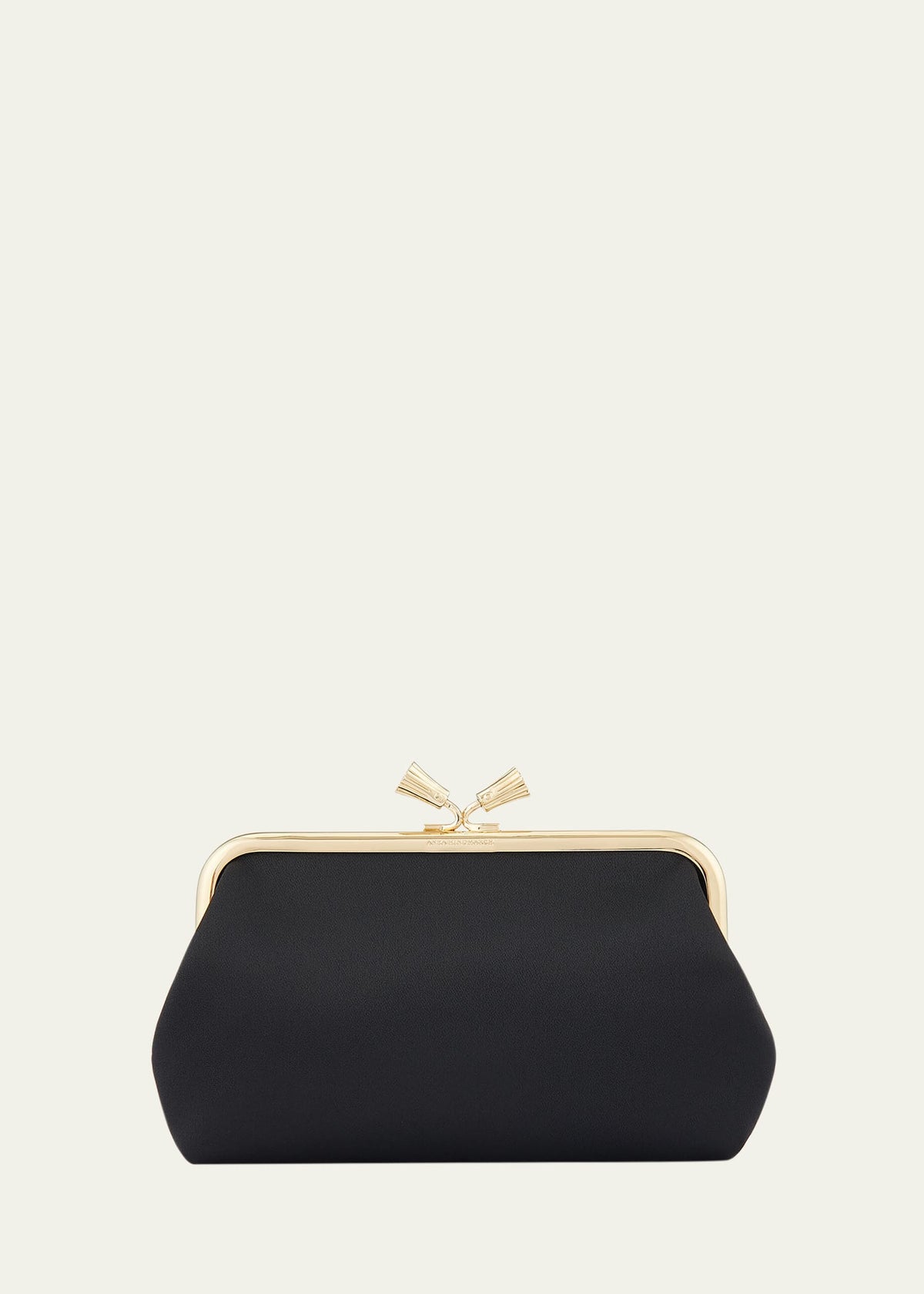 Anya Hindmarch Maud Tassel Recycled Satin Clutch Bag