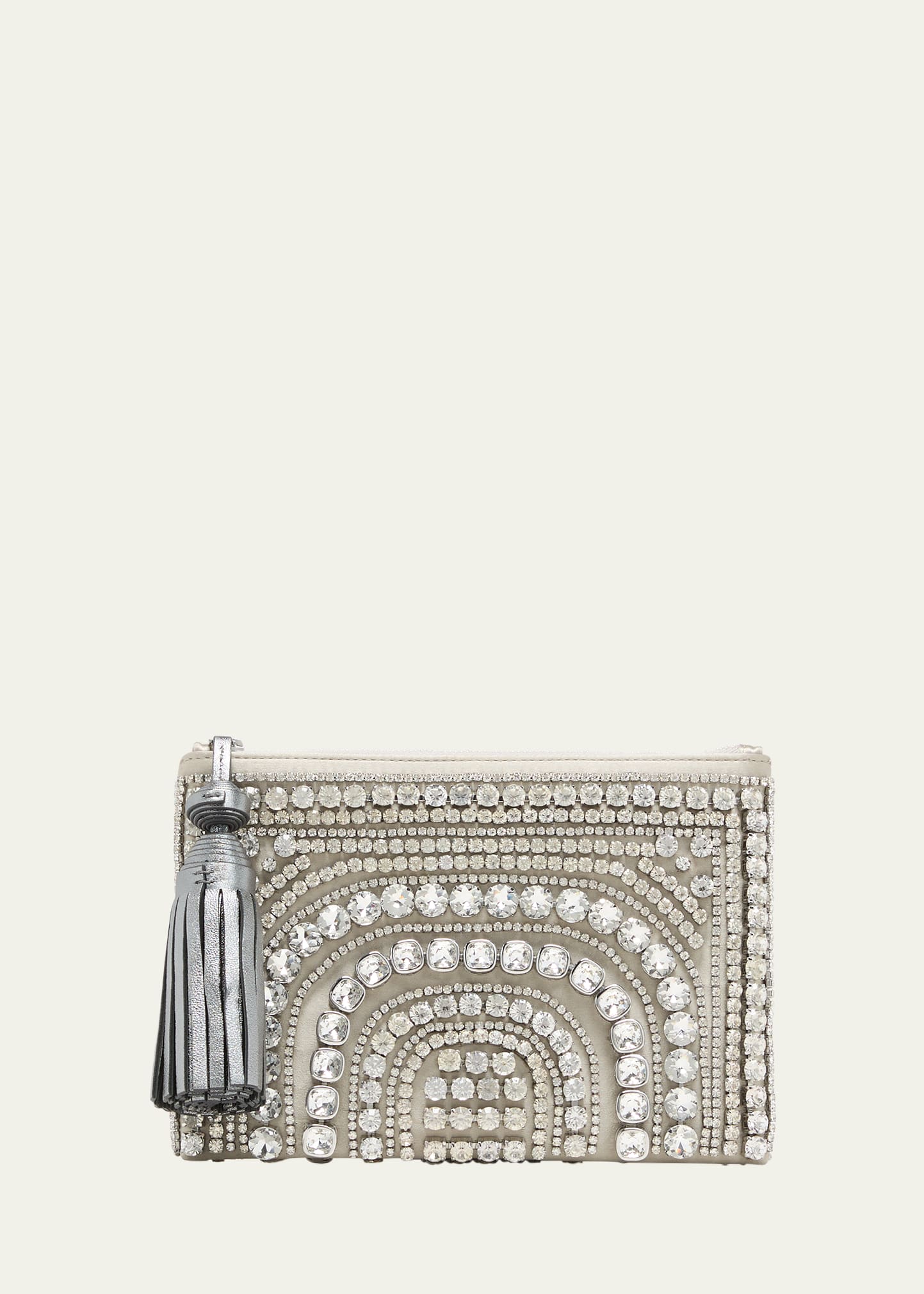 Anya Hindmarch Georgiana Small Crystal Clutch Bag