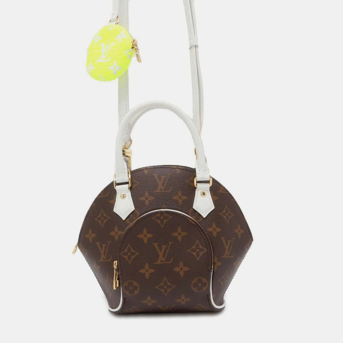 Louis Vuitton Brown/White Monogram Ellipse LV Match bag Size BB
