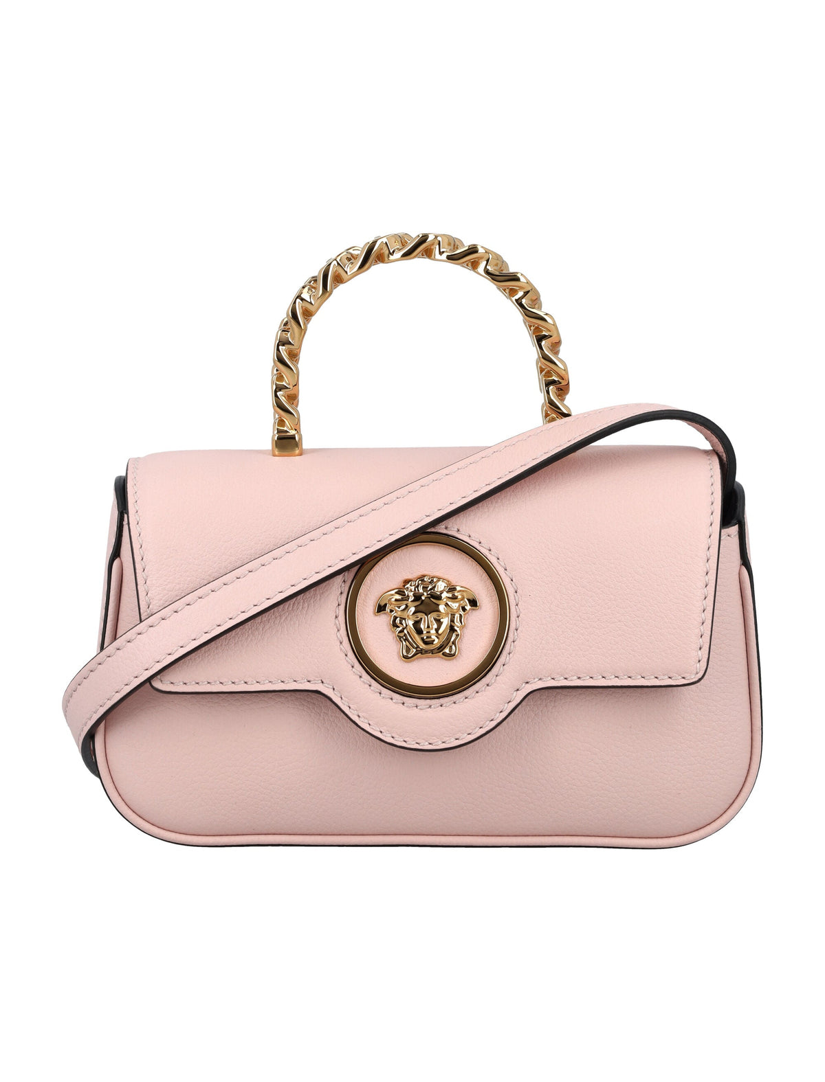 Versace Women's Horizontal Mini Top Handle Bag in Dusty Rose | 24A10134391A10526 Color 1PT2V