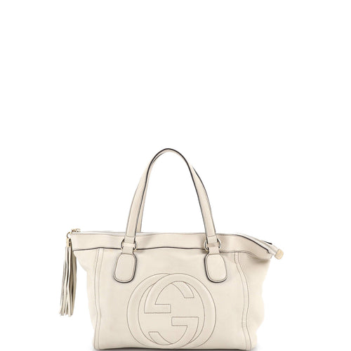 GUCCI Soho Zip Tote Leather Small