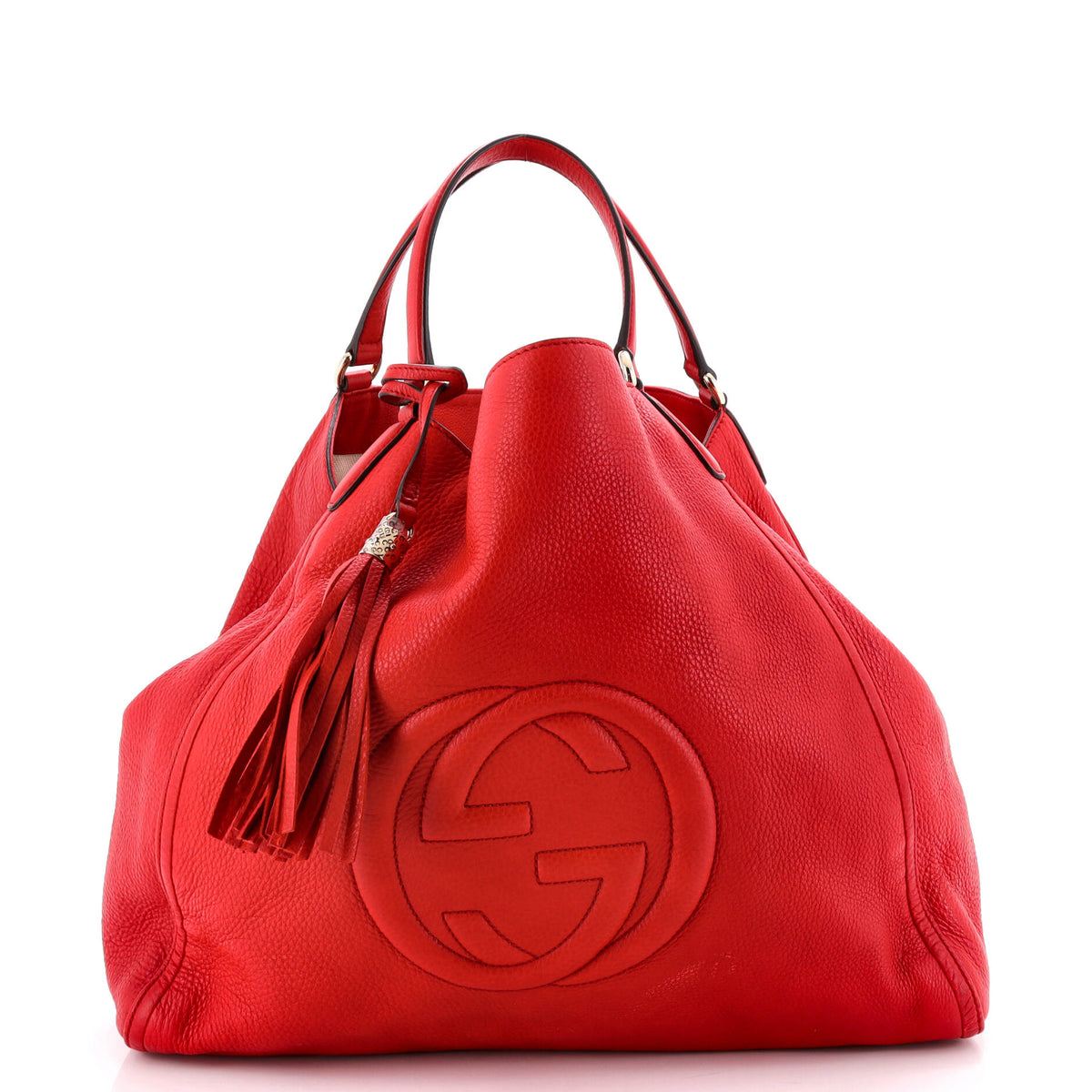 Gucci GUCCI Soho Shoulder Bag Leather Large