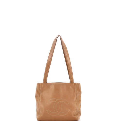 CHANEL Vintage Open Tote Caviar Small