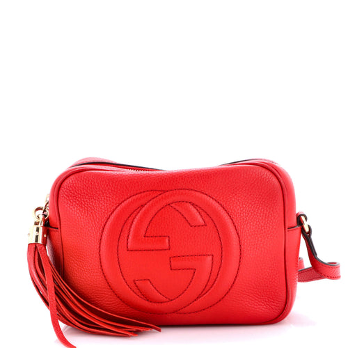 GUCCI Soho Disco Crossbody Bag Leather Small