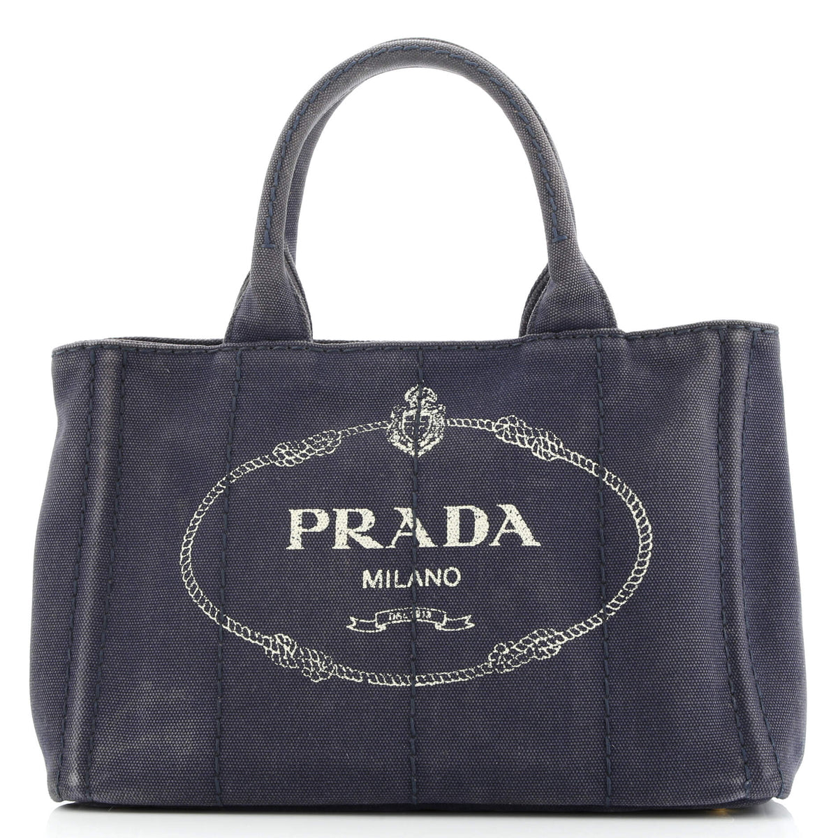 Prada PRADA Canapa Tote Denim Mini