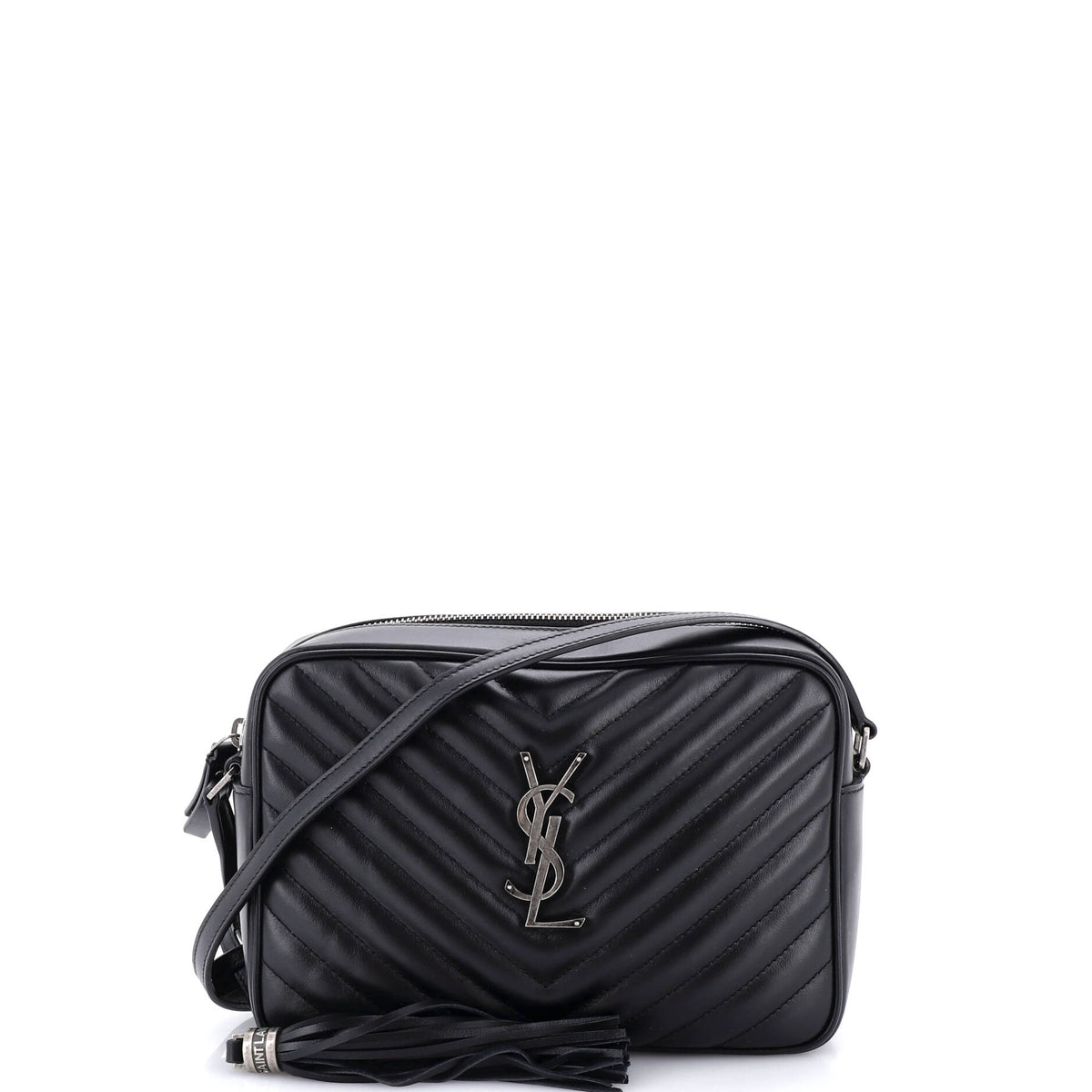 Saint Laurent Lou Camera Bag Matelasse Chevron Leather Small