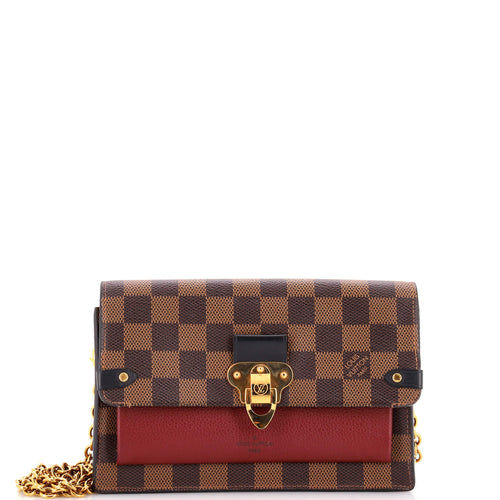 Vavin Chain Wallet NM Damier with Leather