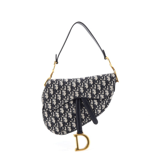 Saddle Handbag Oblique Canvas Medium