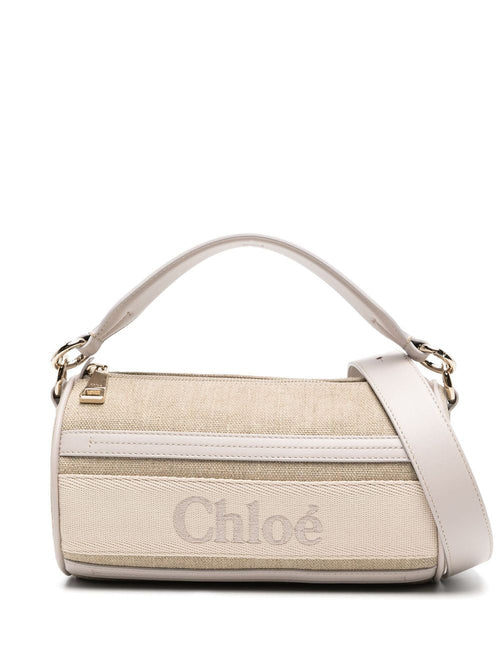 Women's Woody Tubular Shoulder Bag in Grey | CHC24AS682L17