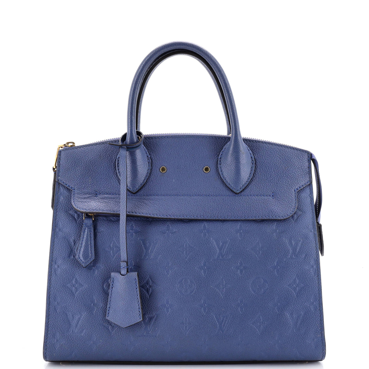 Louis Vuitton Pont Neuf Handbag Monogram Empreinte Leather MM