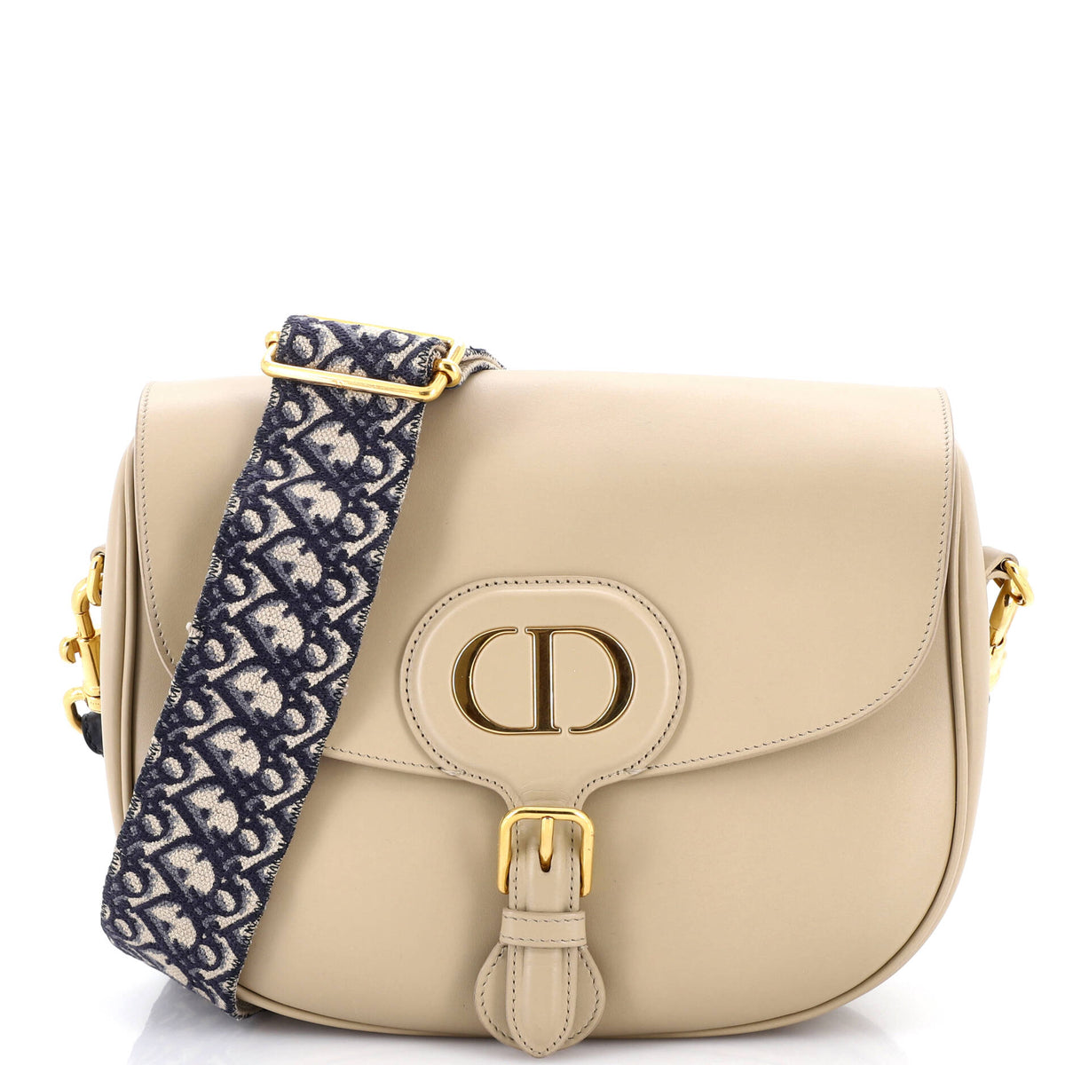 Christian Dior Bobby Flap Bag Leather Large