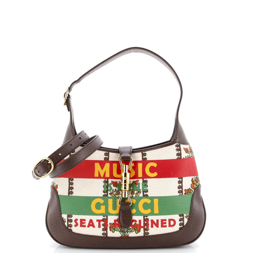 GUCCI 100 Jackie 1961 Hobo Limited Edition Canvas Small