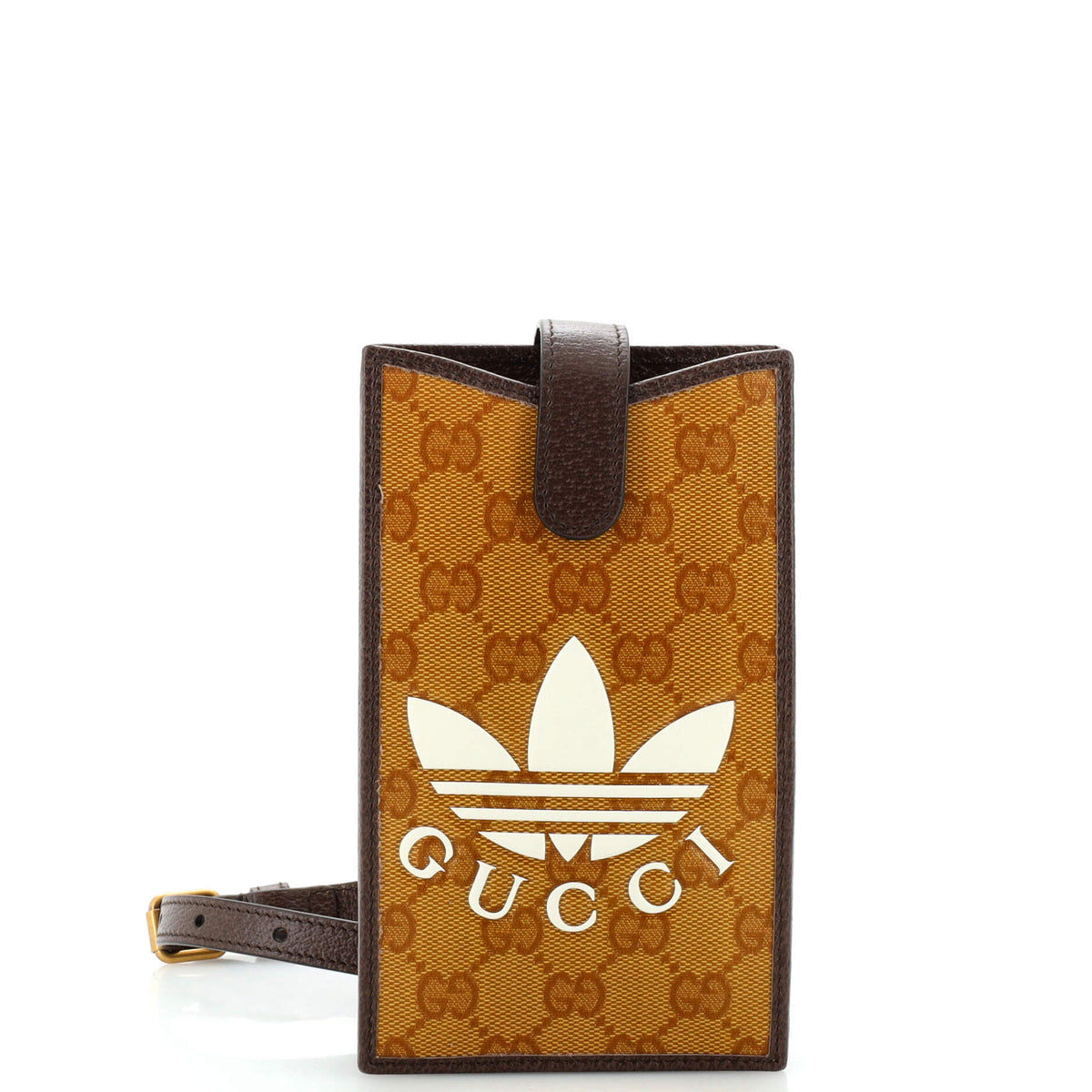 Gucci GUCCI x adidas Phone Crossbody Bag GG Coated Canvas